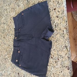 Victoria Secret-Pink Jean Shorts|High-Waisted Cut Off Shorts|Size 26| Black Jean